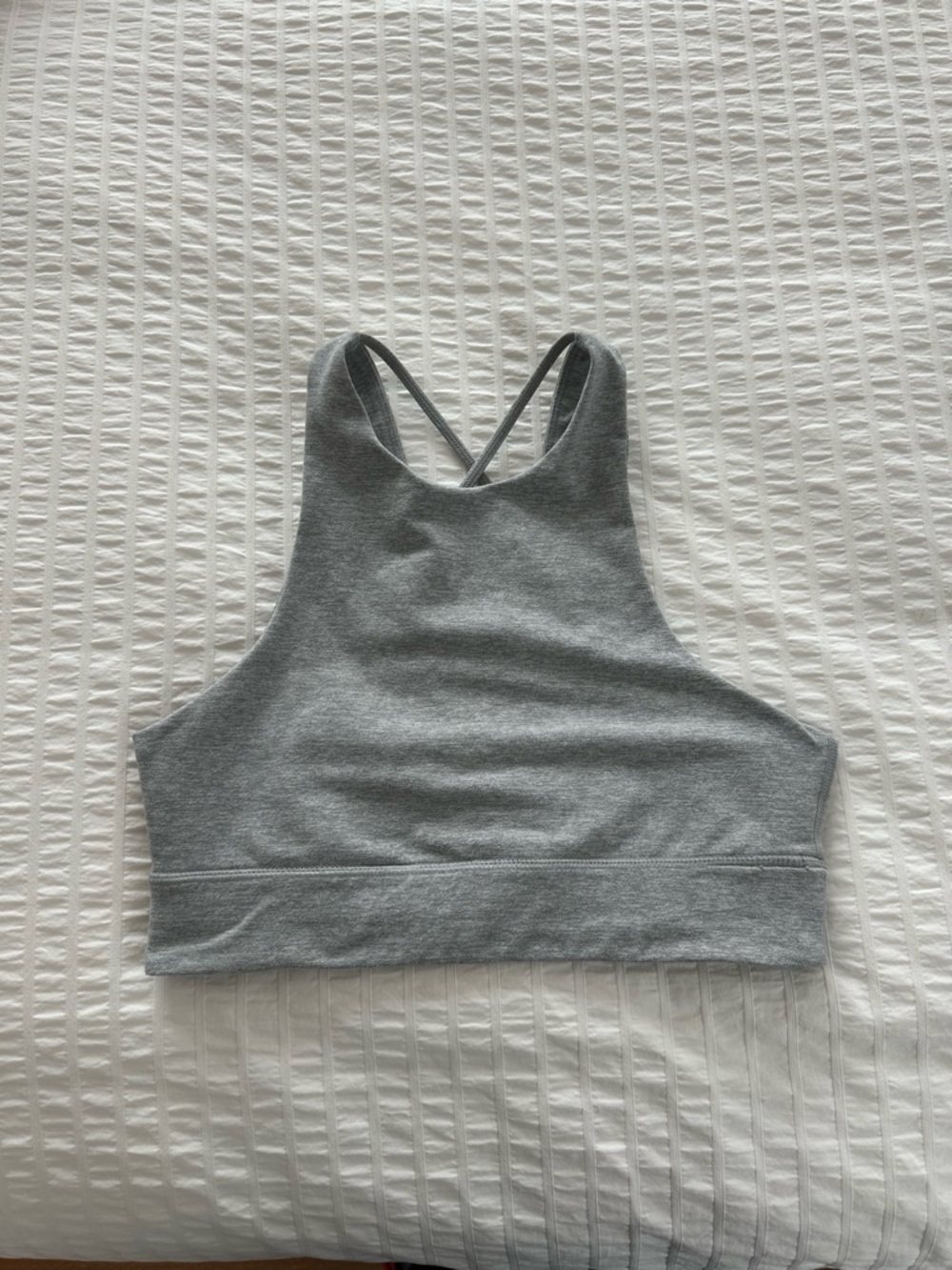 Vuori Women's Elevation Sports Bra, Size Small, Grey